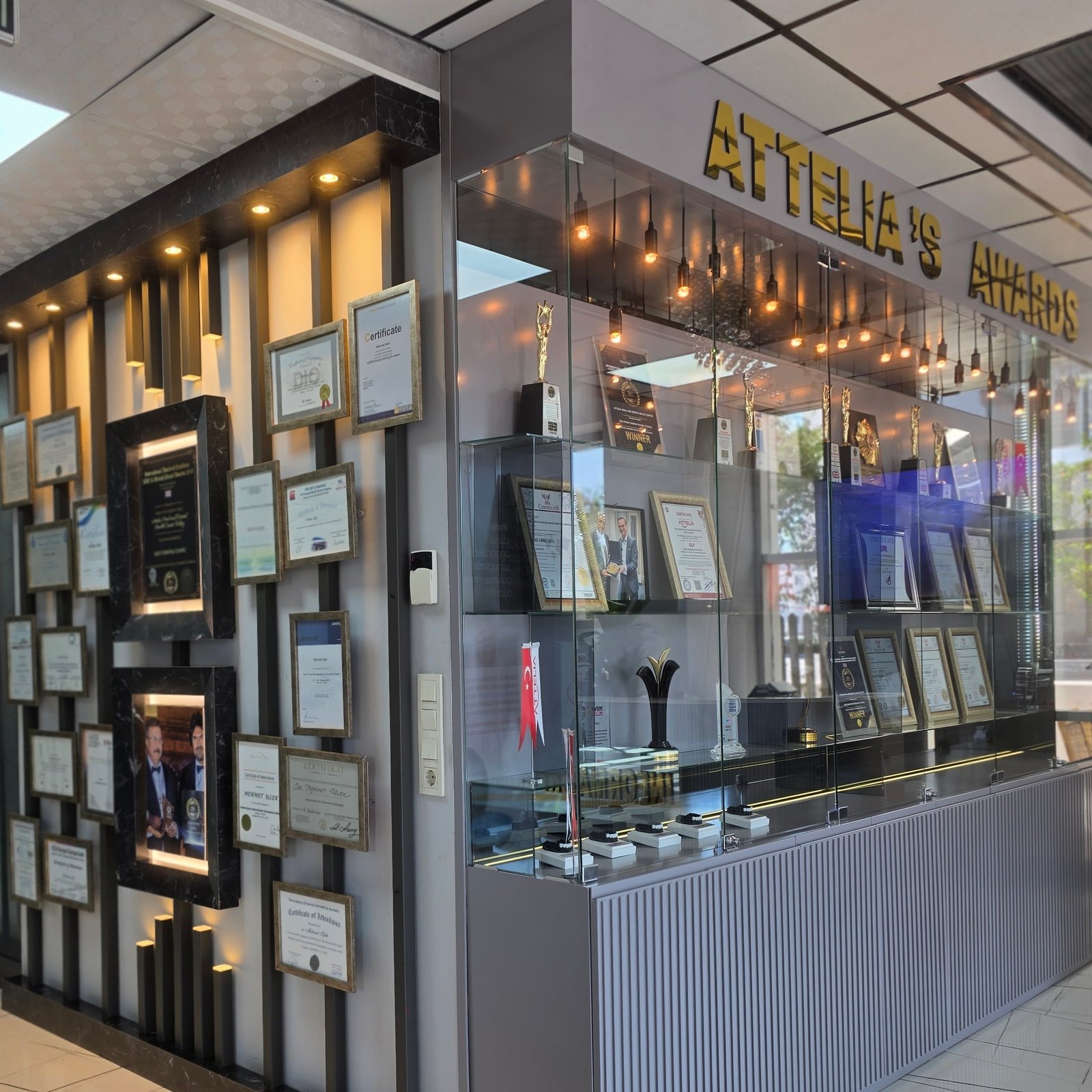 Clinic awards and team