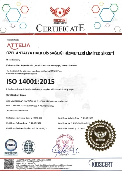 ISO 14001 Certificate