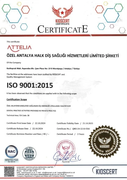 ISO 9001 Certificate
