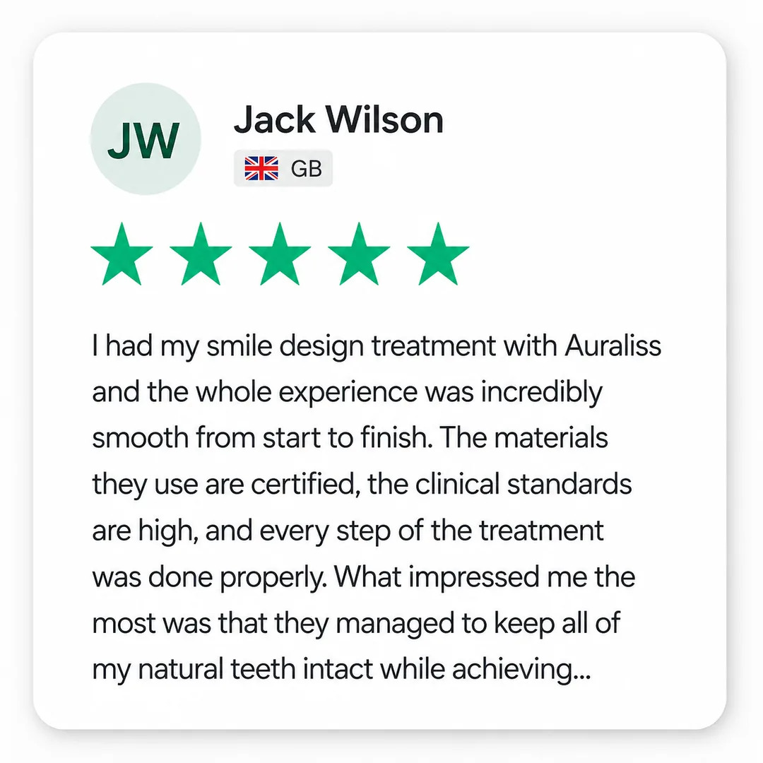 Auraliss Health Trustpilot review card from Jack Wilson